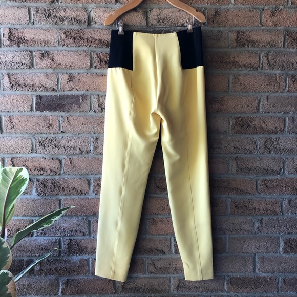 ATOS LOMBARDINI | Yellow designer tapered pant - Picture 8 of 13